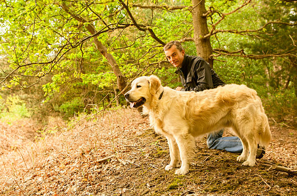 istock one man and his dog in the countryside 467025577