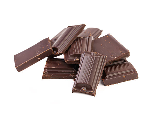 istock Tasty morsel of dark chocolate. 467027927