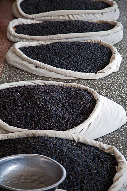 istock Black raisins in the market 467028031