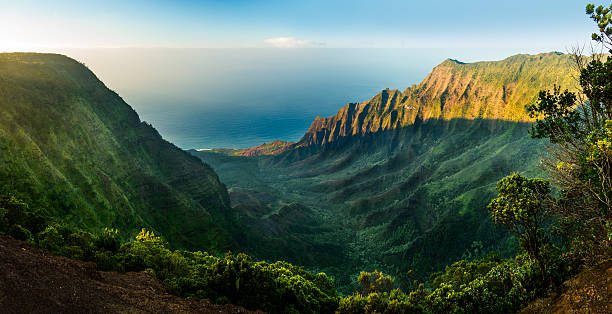 istock Panoramic view of Kalalau valley Kauai 467028600