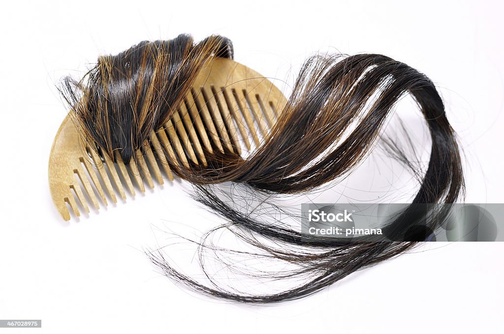 Utrata włosów problem - Zbiór zdjęć royalty-free (Fotografika)