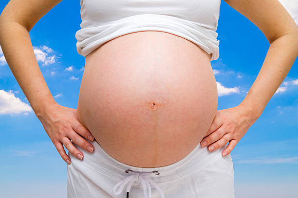 Pregnant Lady stock photo