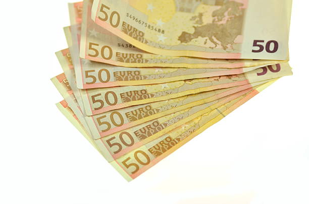istock fifty euro banknotes isolated on white background 467029076
