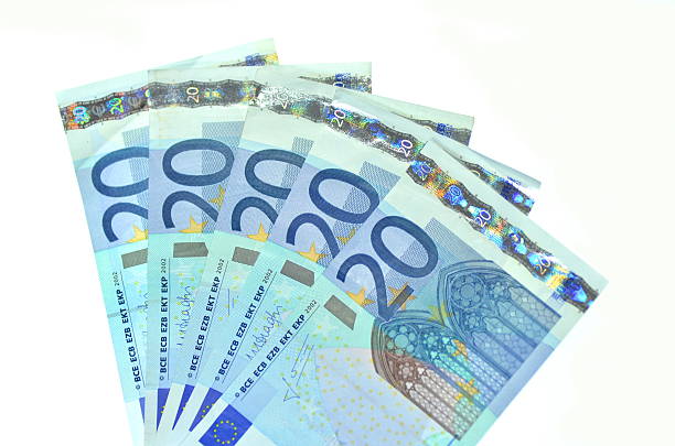 istock twenty euro banknotes isolated on white 467029090