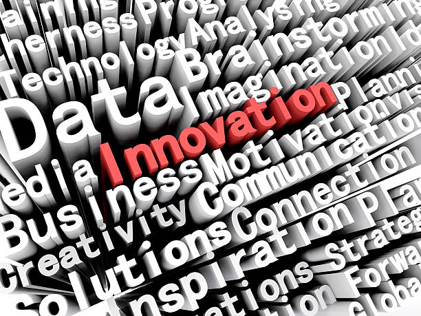 istock Concept graphic depicting business and 