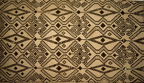 istock ABSTRACT MOTIF FROM AN ANTIQUE TRADITIONAL TEXTILE 467031948