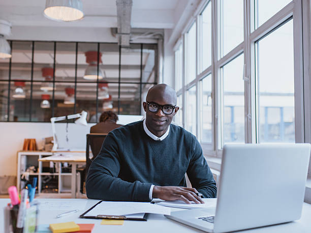 istock African businessman working in modern office 467032520