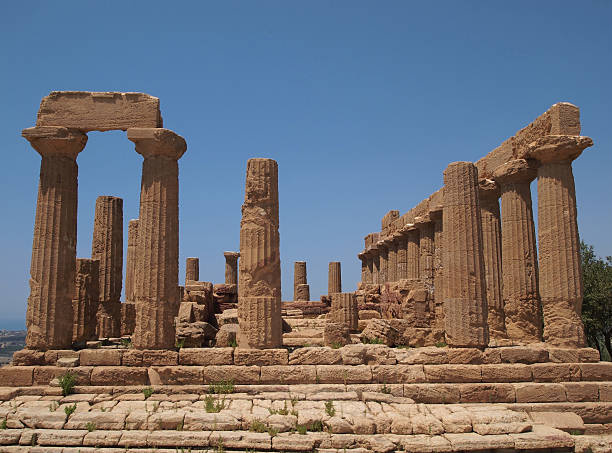 Juno Temple, Agrigento , Sicily, Italy stock photo