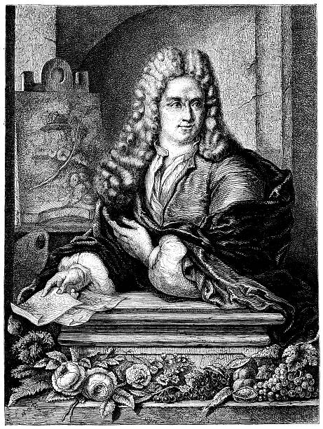 istock Antique illustration of Jean Van Huysum 467034517