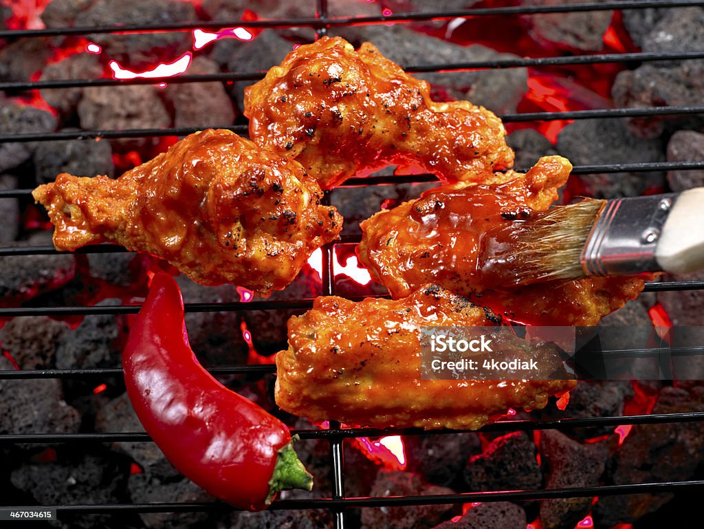 Ala de hidromasaje - Foto de stock de Ala de pollo libre de derechos