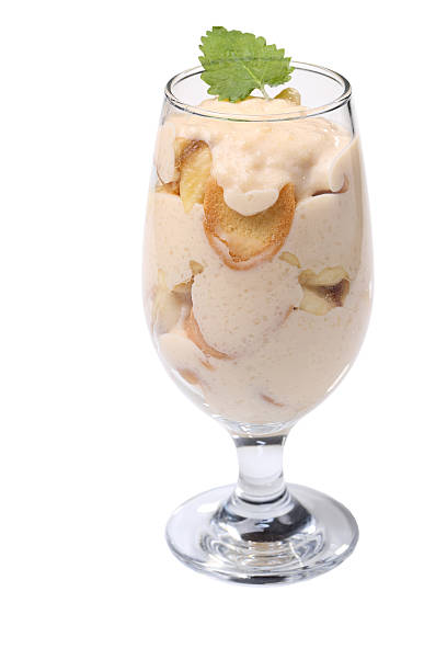 istock Creamy dessert with coockies and mint 467035455