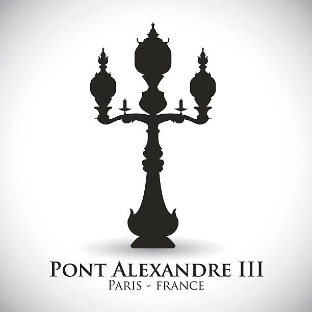 Paris design, vector illustration. Paris design, vector illustration. pont alexandre iii stock illustrations