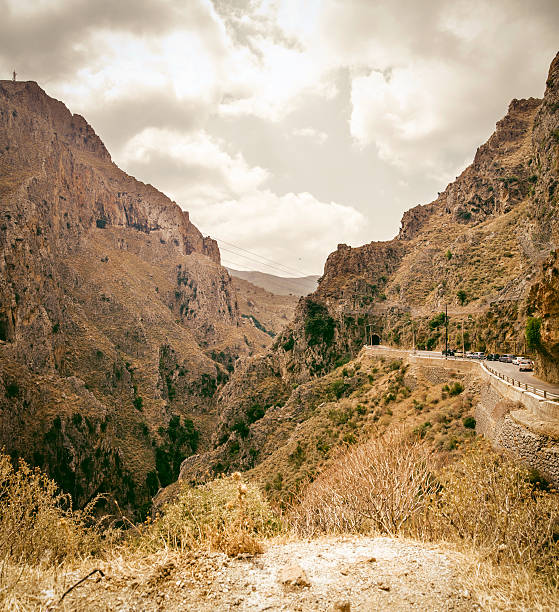 istock Mountain street in Crete, Greece 467043425