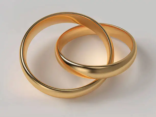 Vector illustration of Wedding rings