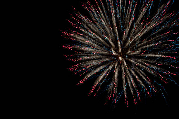 Fireworks, independence day stock photo