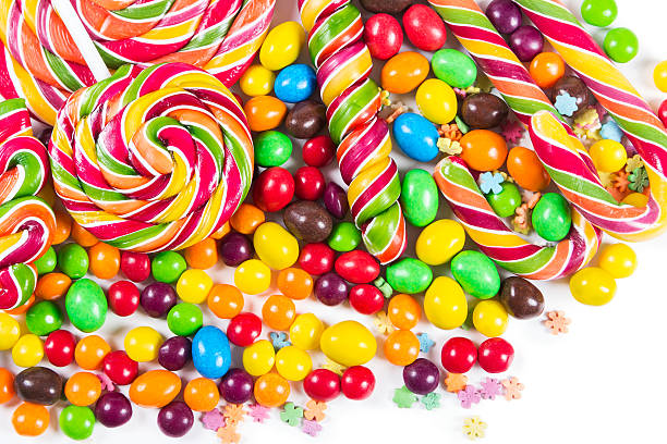 istock Colorful candies and lollipops 467046638