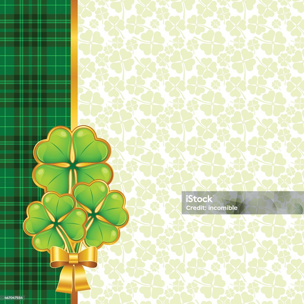 Greeting card for Saint Patrick's day Greeting card for Saint Patrick's day. 2015 stock vector