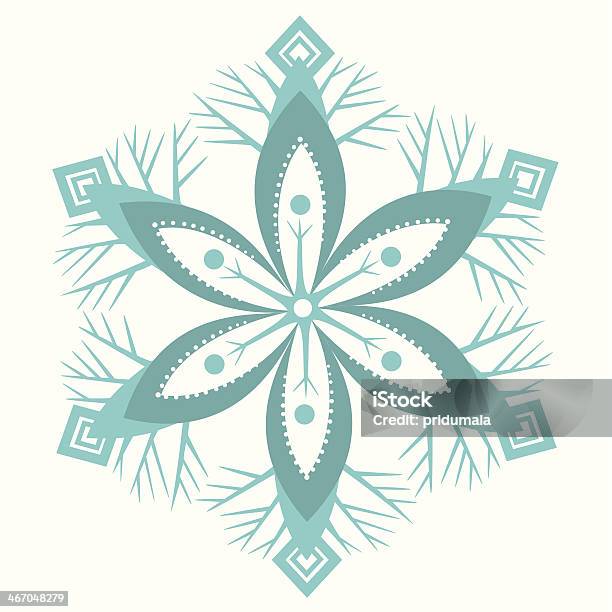 Original Vector Snowflake Stock Illustration - Download Image Now - Abstract, Blue, Celebration