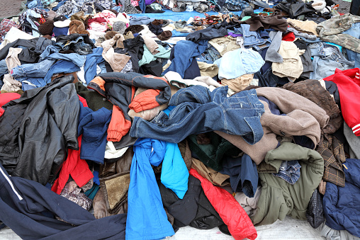 Waterlooplein market in Amsterdam, Netherlands