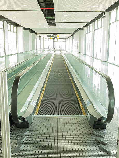 istock Escalator in the exhibition hall 467054630