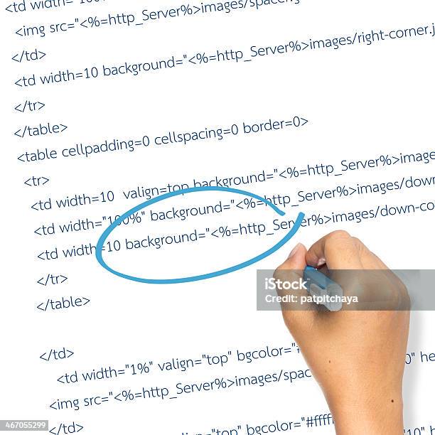 Checking Code Image Check Source Code Stock Photo - Download Image Now - Alphabet ...