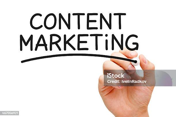 Il Content Marketing - Fotografie stock e altre immagini di Affari - Affari, Aggiornamento - Comunicazione, Articolo