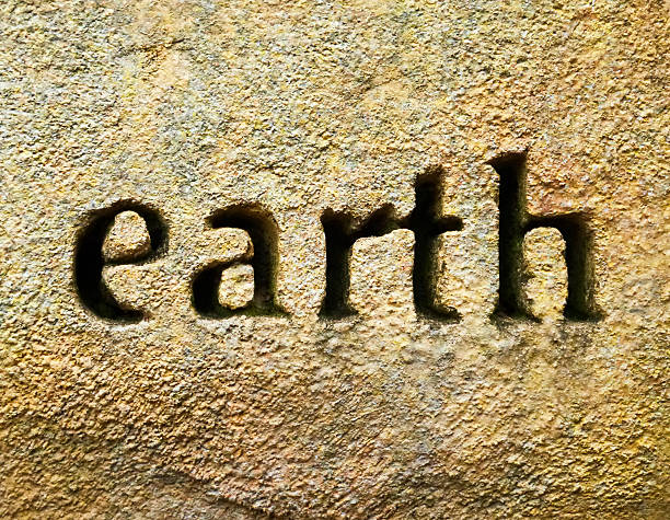 istock Earth carved in stone 467056941