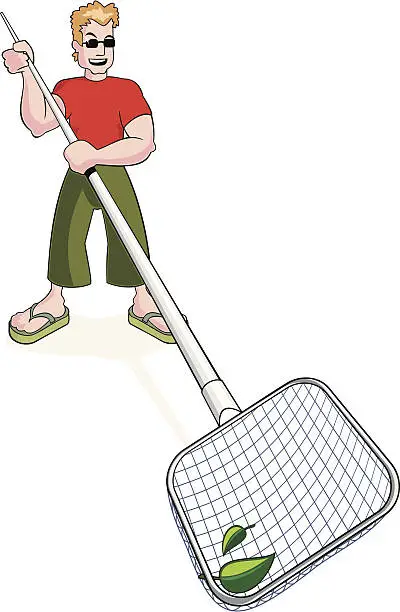Vector illustration of Pool Cleaner