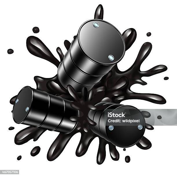 Oil Fall Stock Photo - Download Image Now - 2015, Barrel, Can