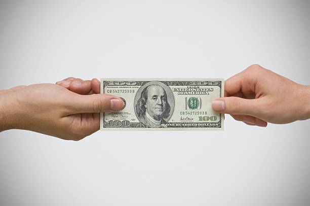 Cтоковое фото Обмен денег