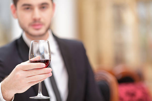 istock Attractive couple visiting luxury restaurant 467059746