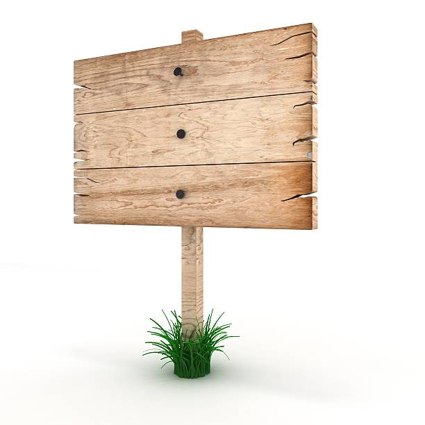 istock 3d blank wooden sign board 467064113