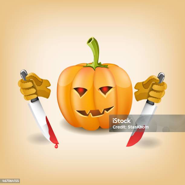 Halloween Fond Avec Des Citrouille Décisive Illustration Vectorielle Vecteurs libres de droits et plus d'images vectorielles de Citrouille