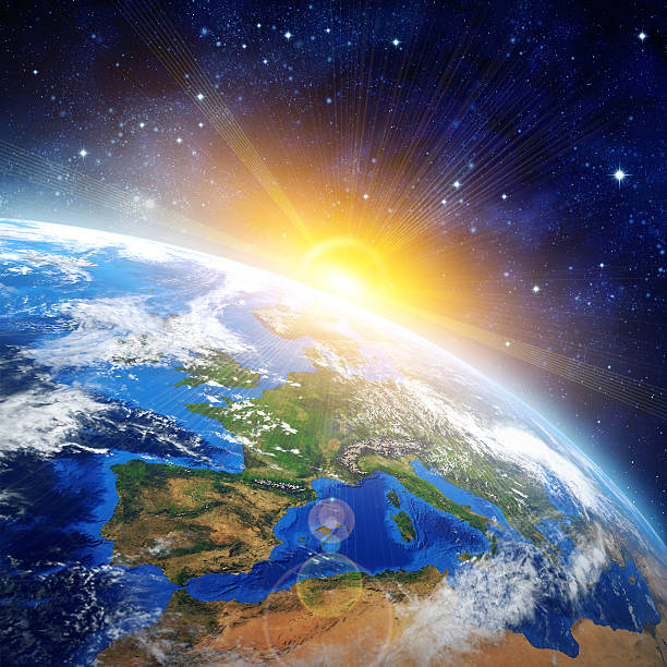 istock Sunrise over the Earth 467064938