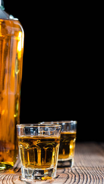 istock Shot glass with Whiskey 467067758
