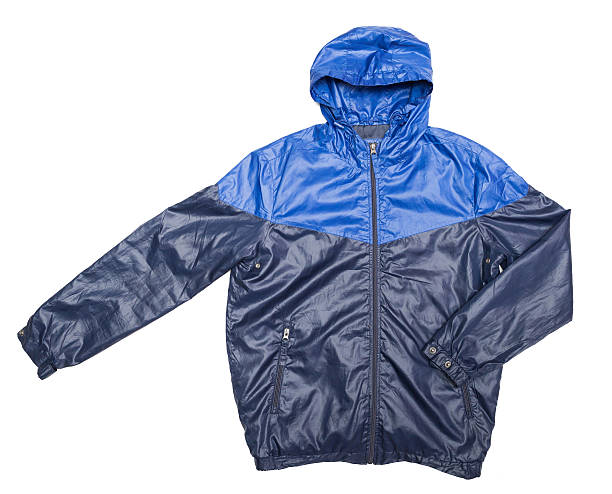 istock blue windbreaker waterproof  jacket full zip 467069260