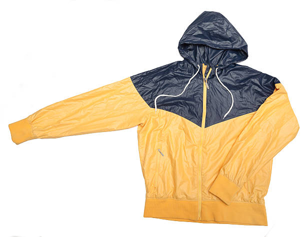 istock yellow windbreaker waterproof  jacket full zip 467069856