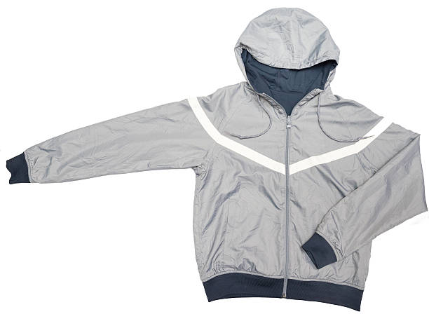 istock grey windbreaker waterproof hoodie jacket full zip 467069888