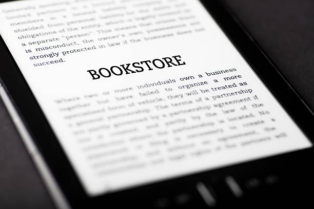 istock Bookstore on tablet touchpad, ebook concept 467070181