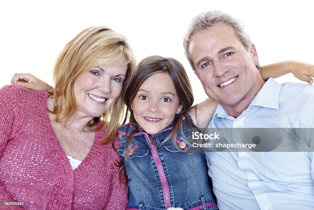 Visite de mes grands-parents est le meilleur ! - Photo de Adulte libre de droits