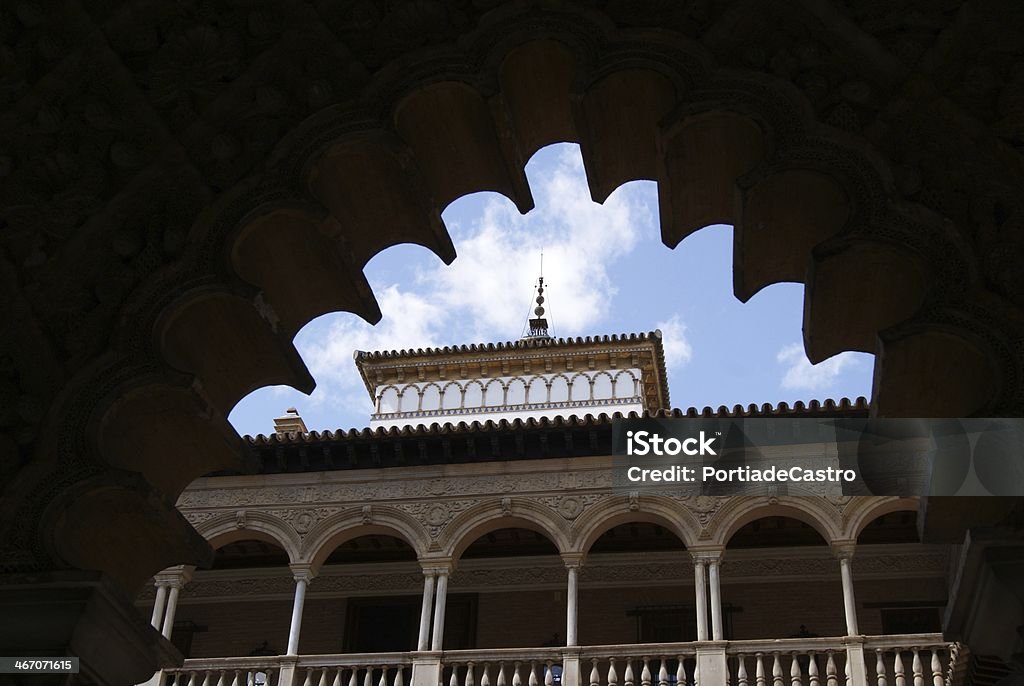 Real Alcázar de Sevilla - Foto stock royalty-free di Ambientazione esterna