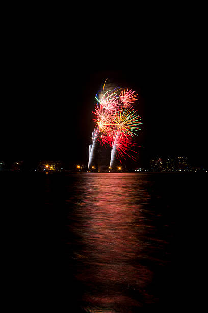 istock Colourful Bright Fireworks at Maroochydore Skyshow 467071715
