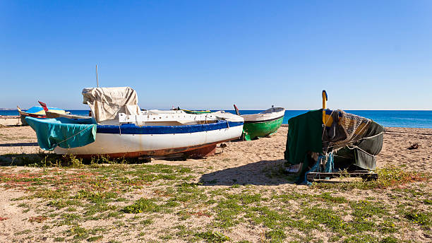 istock Boats on the beach 467072738