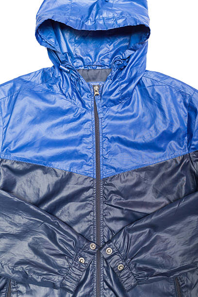 istock blue windbreaker waterproof  jacket full zip 467073052