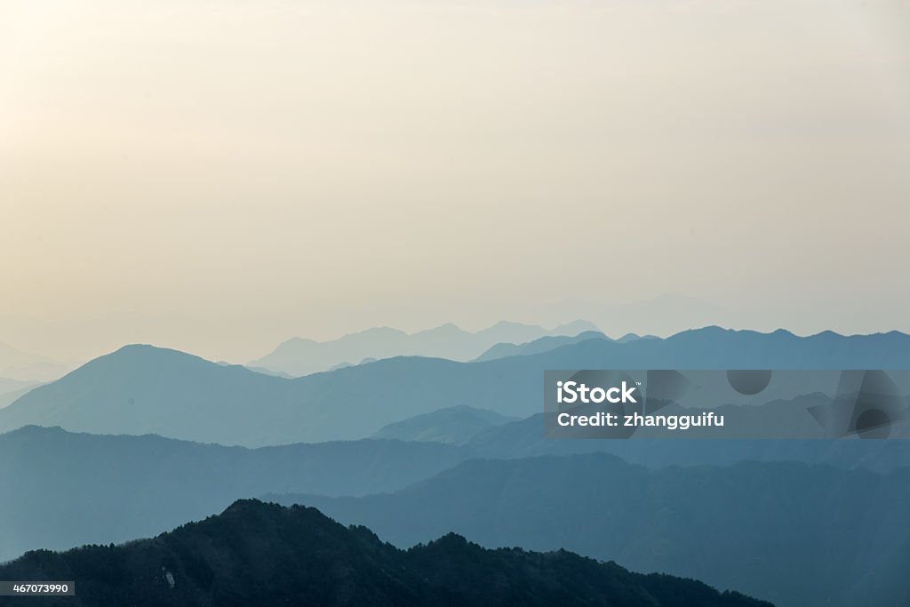 Sunrise mountain scenery 2015 Stock Photo