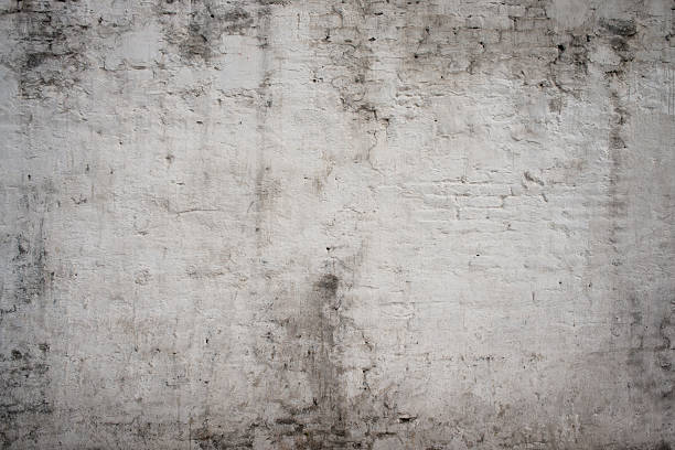 白色灰色古いビンテージセメント street ラスティグランジアンティーク風のラフ - revetment ストックフォトと画像