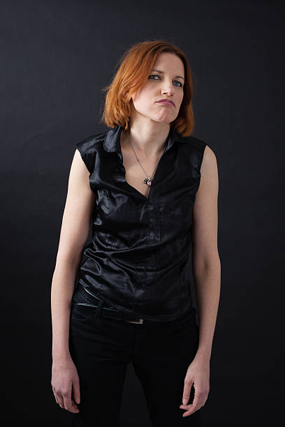 istock Beautiful woman doing different expressions in different sets of clothes 467077686