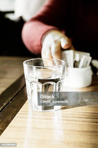 Glass Cup And Water Stock Photo - Download Image Now - 2015, Close-up, Cold Drink