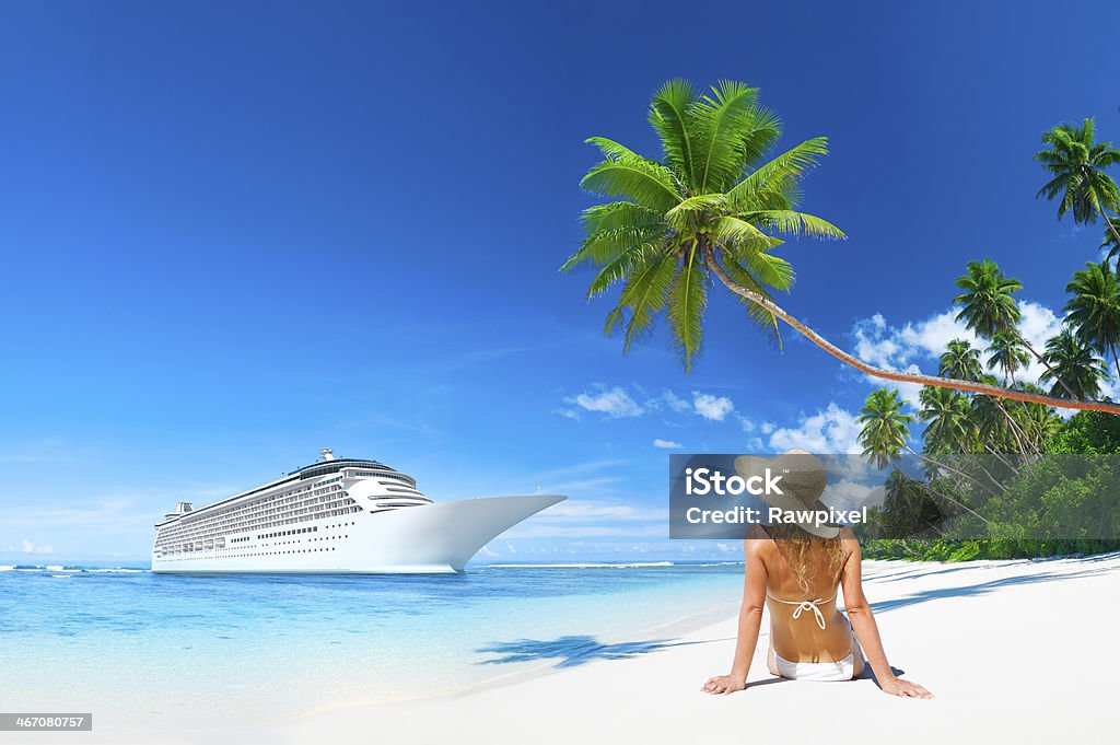 Relaxation time on the Beach  Adult Stock Photo