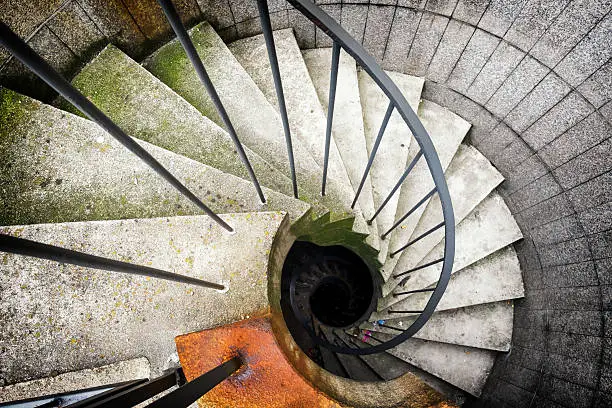 Photo of spiral staircase